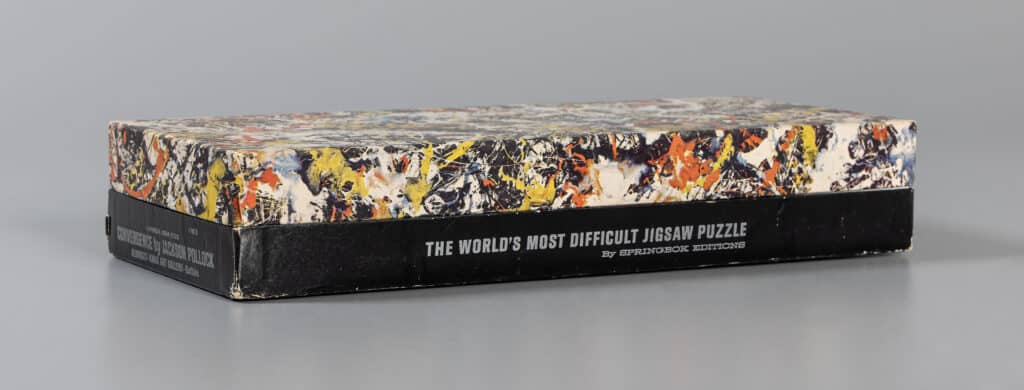 Puzzle box with “The World’s Most Difficult Jigsaw Puzzle – by Springbok Editions,” printed on the side, 1964. The Strong National Museum of Play, Rochester, New York