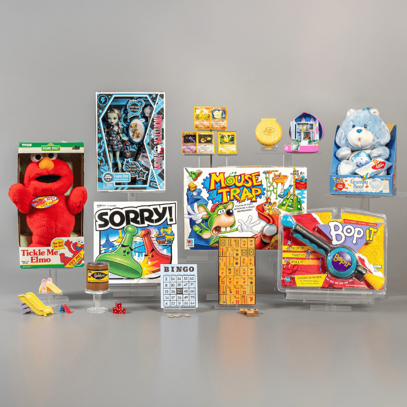 Group shot of the 2026 National Toy Hall of Fame finalists