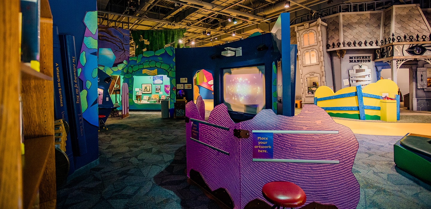 Wizard workshop area in Reading Adventureland